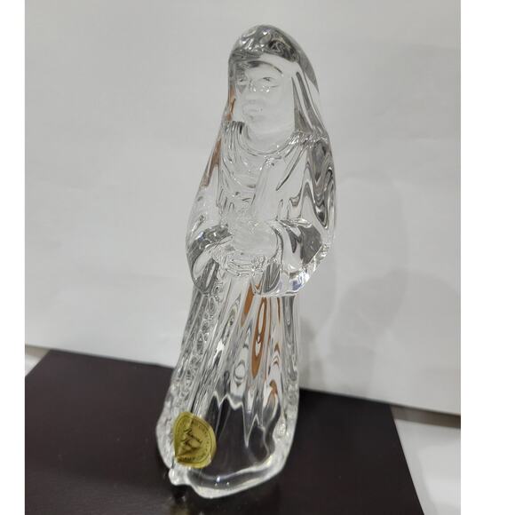 Vintage Princess‎ House 24% Lead Crystal Joseph Figurine Christmas Nativity - Picture 6 of 7